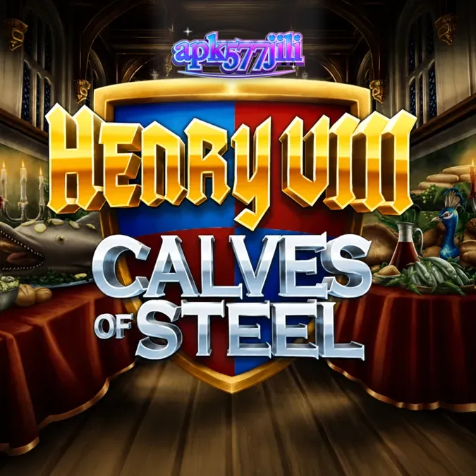 Tampilan visual slot Henry 8th Calves of Steel dengan tema kebugaran Tudor